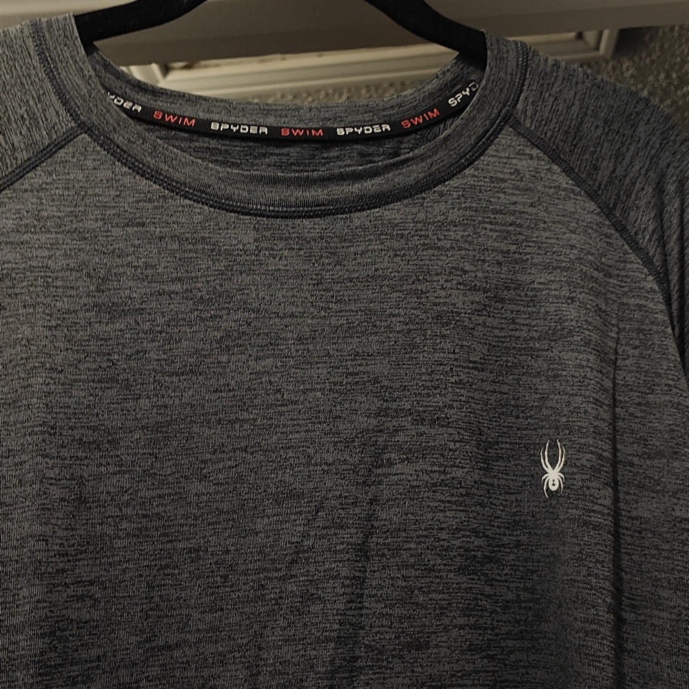 Large spider active wear shirt